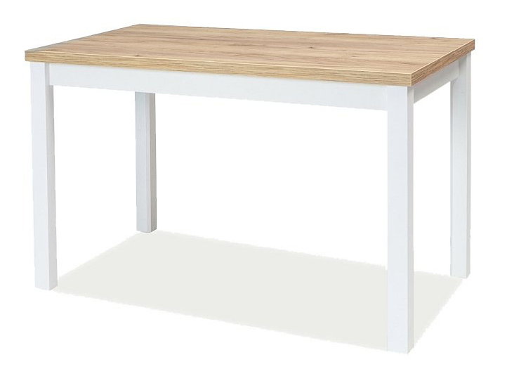 Étkezőasztal Alfred (tölgy + fehér) (4 fő részére)