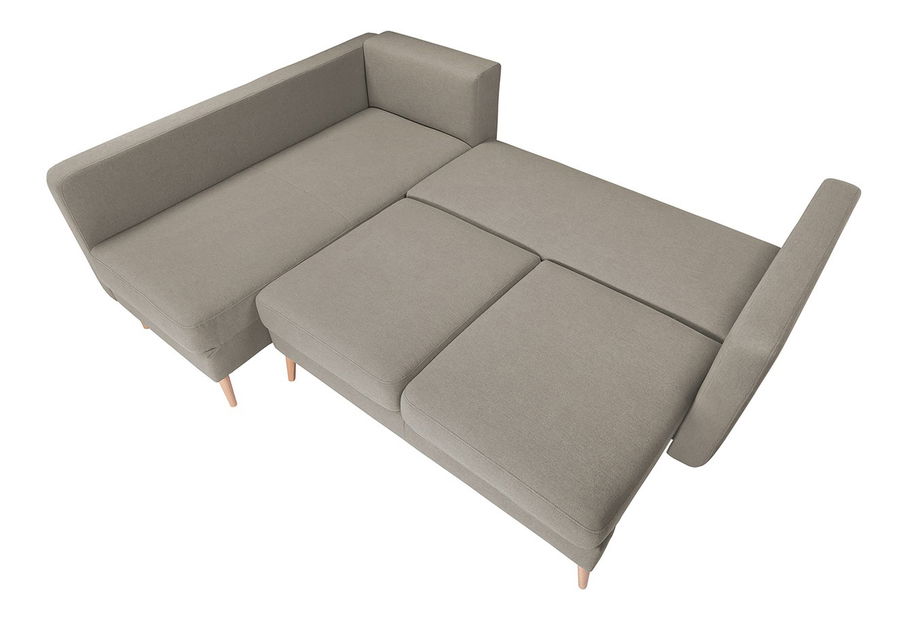 Sarok kanapé Cesar II REC.3DL (barna) (B)