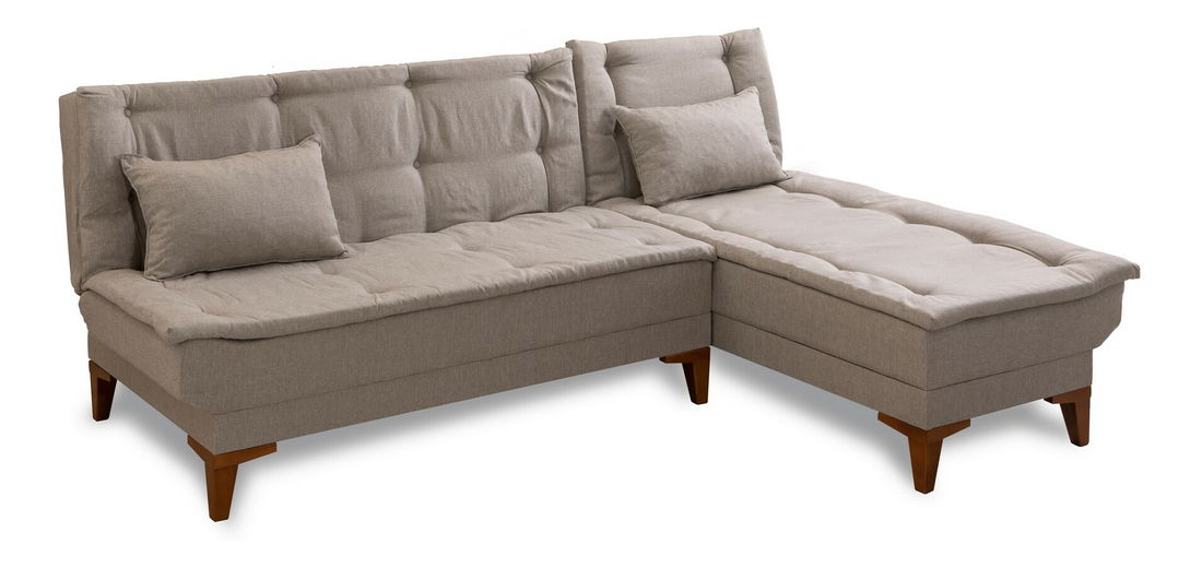 Kutna sofa na razvlačenje Syrma (krem)