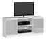 TV stolík Darian (biela + cappuccino lesk)