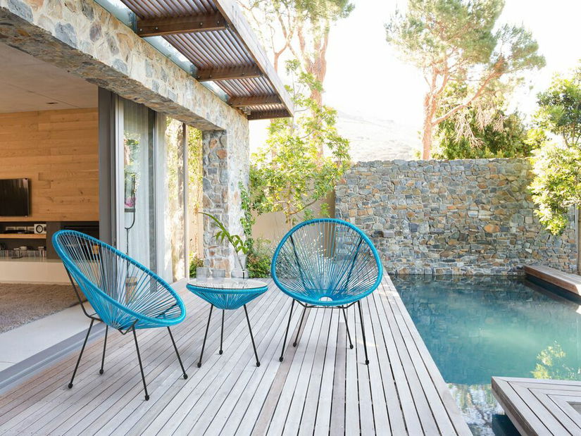 Záhradný set Alvarez (modrá)