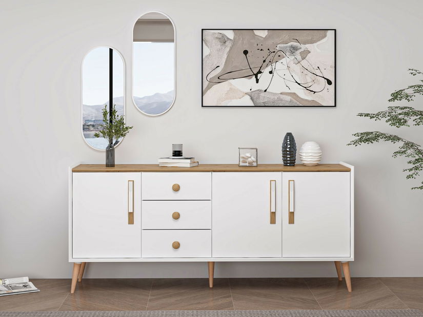 Comodă Mitriasso (alb)