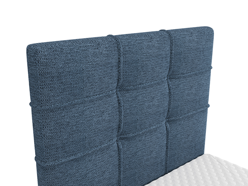 Egyszemélyes ágy 80 cm Infernus Comfort (kék) (ágyráccsal, tárolóhellyel)