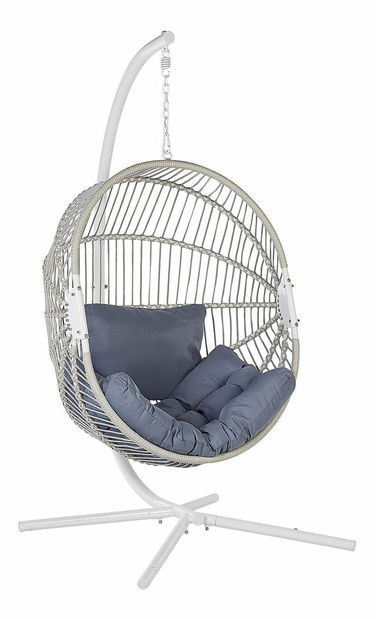 Závesné kreslo Acrie (biela)