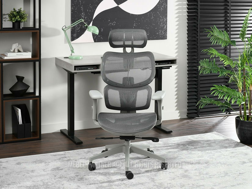 Fotoliu de birou Huio (gri)