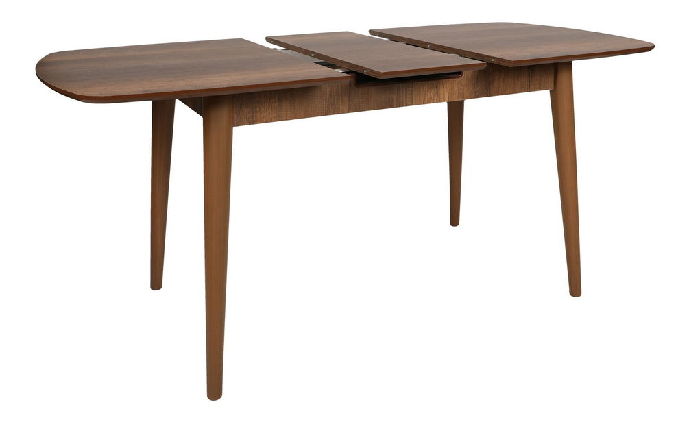 Masă sufragerie extensibilă (pentru 6 persoane) Reno (nuc)