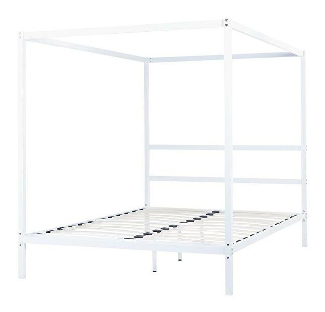 Manželská posteľ 160 cm Lesta (biela)