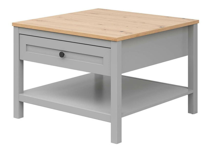 Konferenčný stolík BRW Salga 5 (arktická sivá + dub artisan) 
