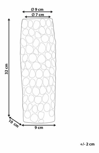 Váza Caramel (strieborná)