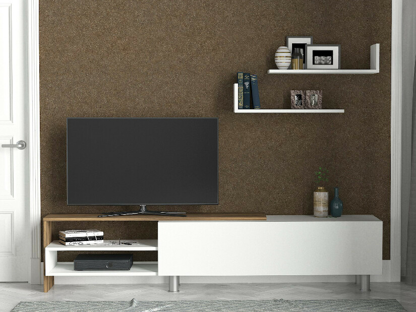 Mobilier living Dorian (Alb + Nuc)