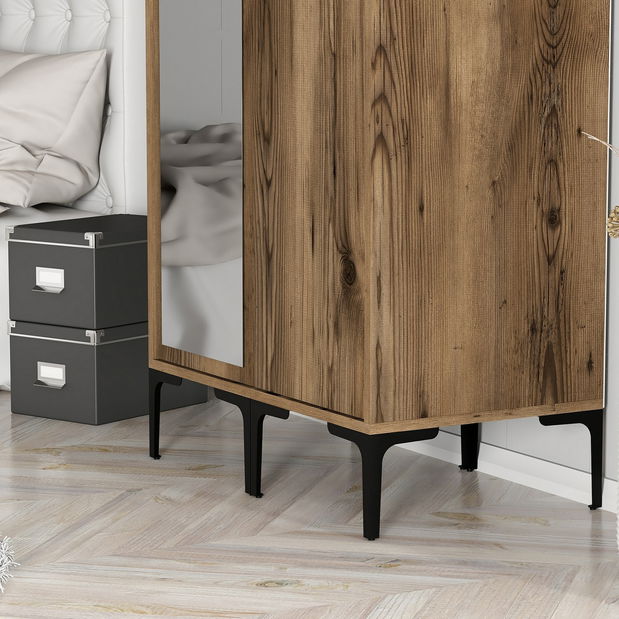 Šatníková skriňa Kiara RS (orech)