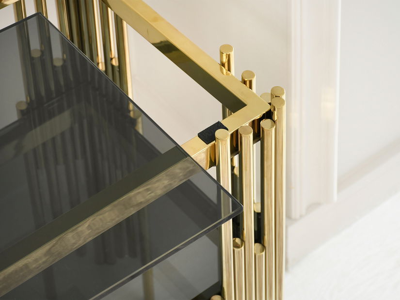 Konzolový stolík Borbandino (zlatá)