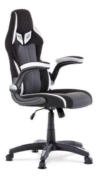 Kancelárske/herné kreslo Yzix-Y352-SIL (čierna + strieborná)