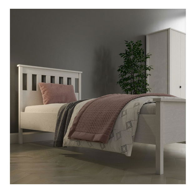 Egyszemélyes ágy Franc 61 (fehér fa)