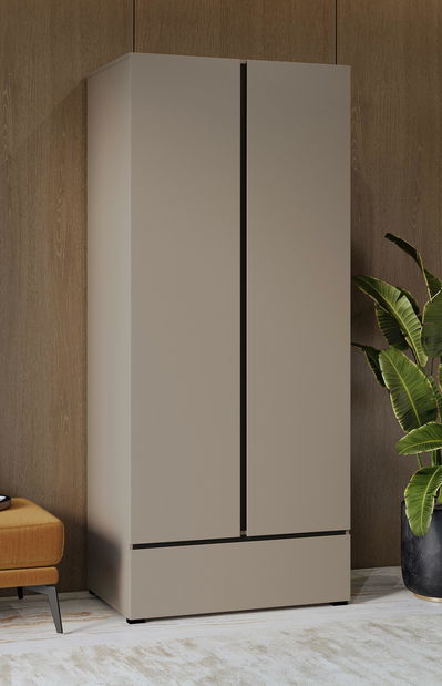 Dulap de haine Crossroad S18 (congo + negru)