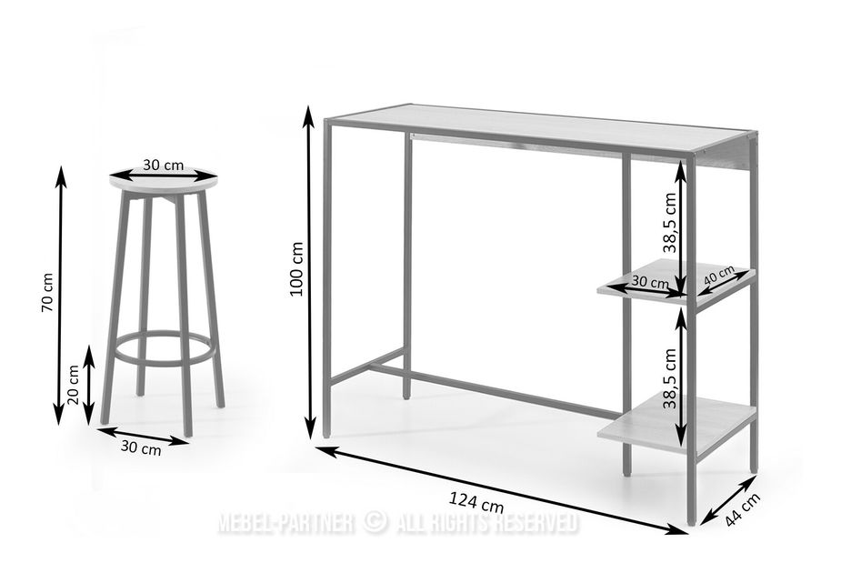 Barski set Ejemplares (krem)