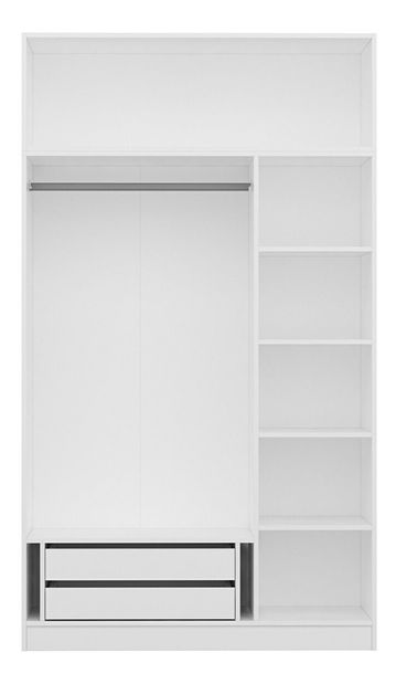 Ruhásszekrény Kalia 235 (fehér)