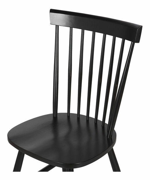 Set 2 ks. jedálenských stoličiek Bargo (čierna)