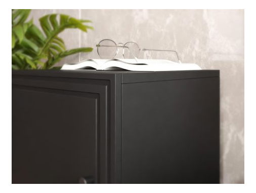 Set mobilier living Godzes Bis I (Negru) 