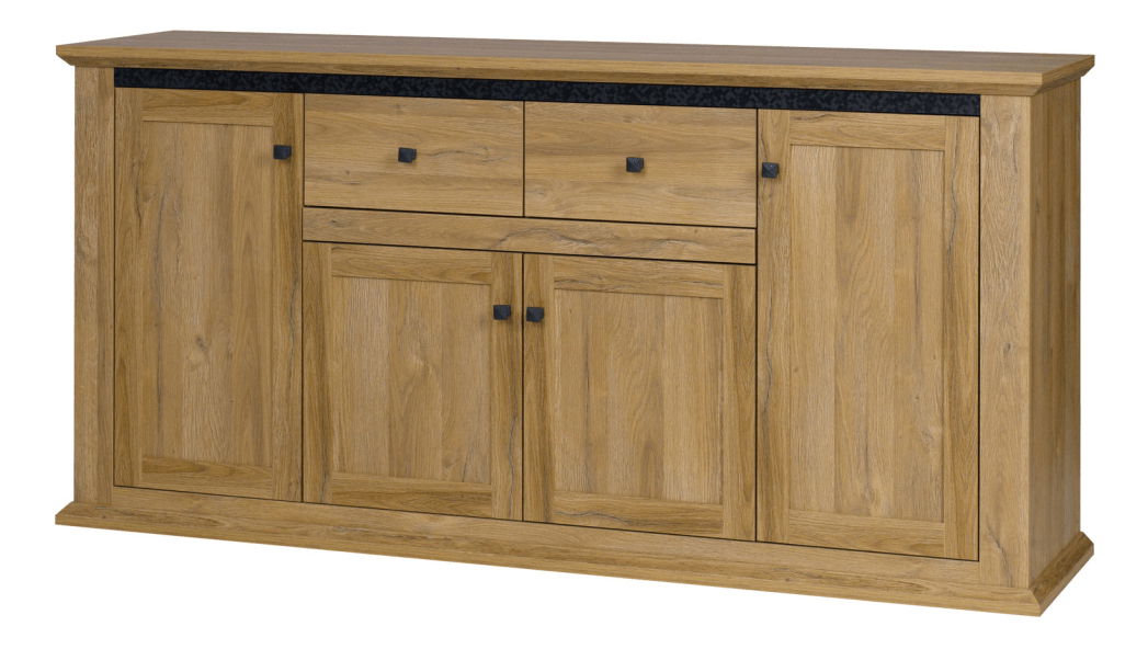 Komoda Leoras MZ9 (hrast grand)