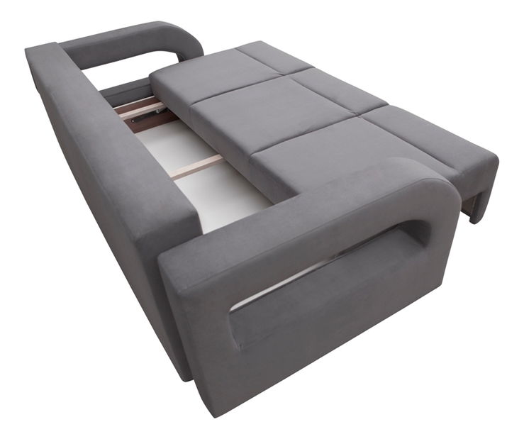 Canapea trei locuri Alison (Roșu) (cu taburete)