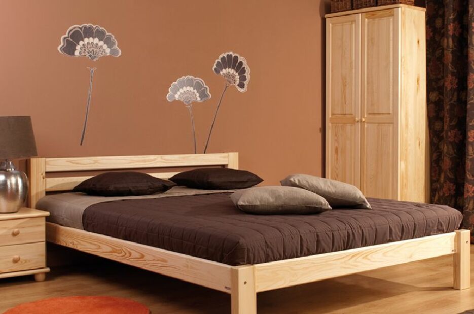 Manželská posteľ 180 cm LK 105 (masív)