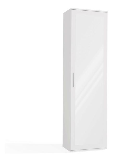 Ormar za garderobu Dialogos 1 (bijela) (s ogledalom)