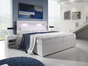 Pat matrimonial Boxspring 180 cm Marilia III (cu saltele)