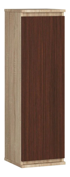 Závesná skrinka Wren (dub sonoma + wenge)