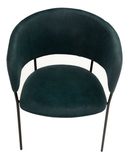 Jedálenská stolička Proof (zelená tmavšia + čierna)