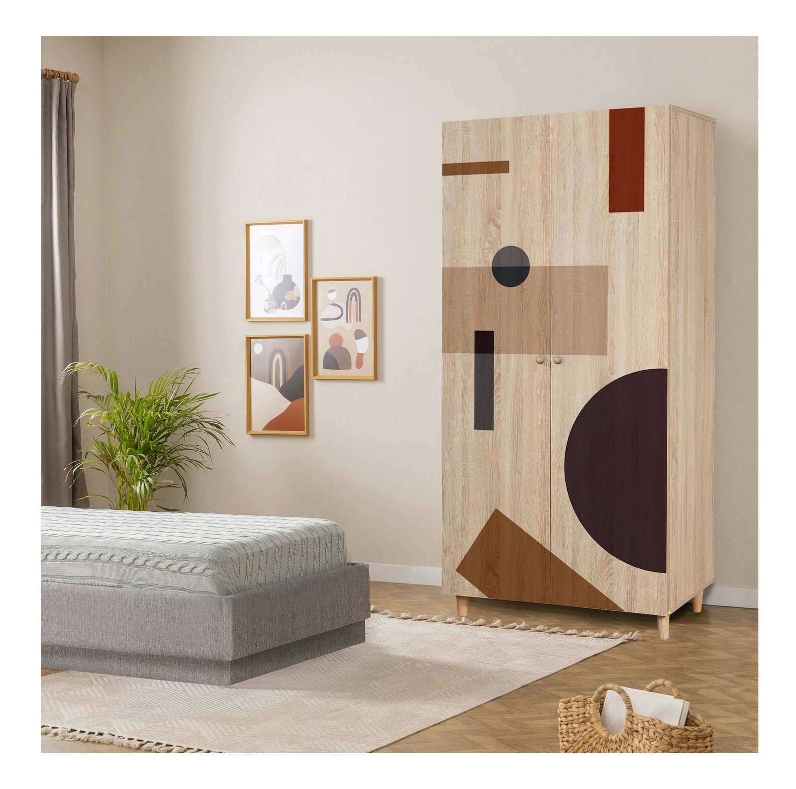 Ruhásszekrény Lydie 969 (sonoma tölgy)