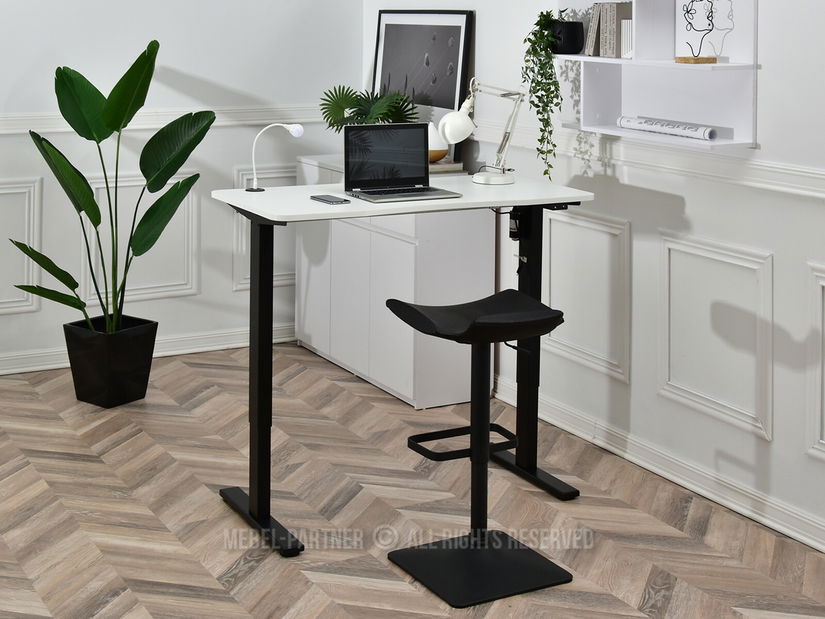 PC asztal Wilhelm (fehér + fekete)