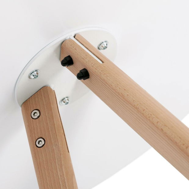 Masă sufragerie Definidos (alb) (pentru 2 persoane)