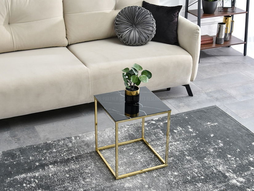 Stolić za kavu Bella S (crna + zlatna)