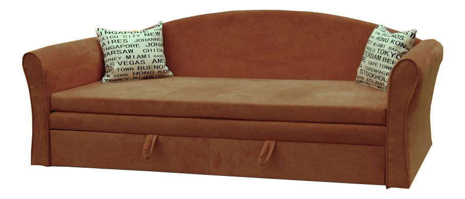 Pohovka trojsedačka Bala (hnedá + vankúše London)