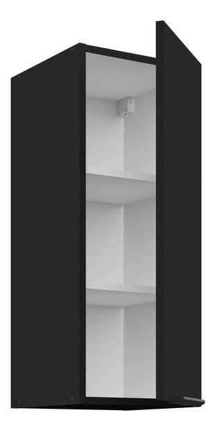 Horná kuchynská skrinka Sienla 30 G 72 1F (čierna matná)