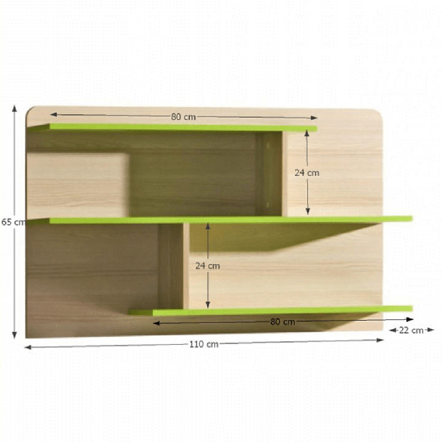 Sistem de rafturi Echo L8 Verde