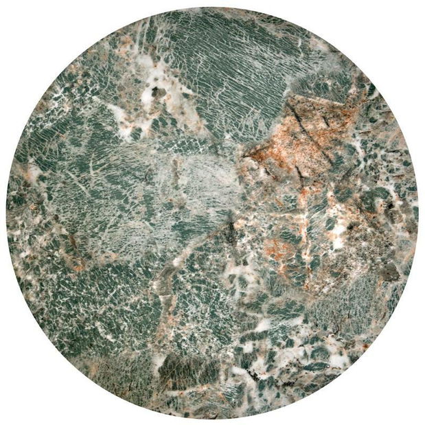 Dohányzóasztal szett (2 db.) Inesz (zöld márvány + fekete)