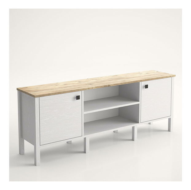 TV stolík/skrinka Franc 17 (biele drevo)