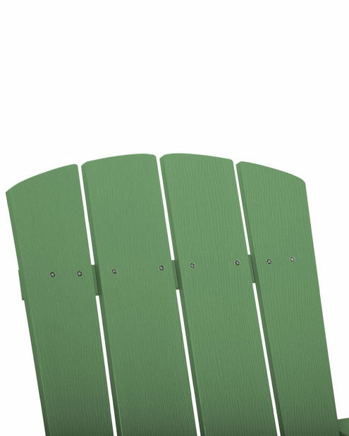 Záhradná stolička Adack (tmavo zelená)