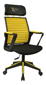 Irodai gamer szék Vamivo 1 (sárga + fekete) 