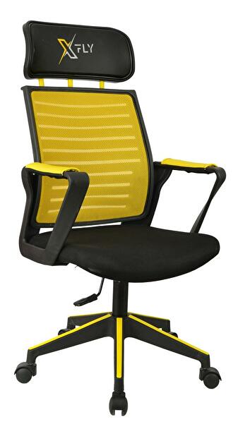Irodai gamer szék Vamivo 1 (sárga + fekete) 