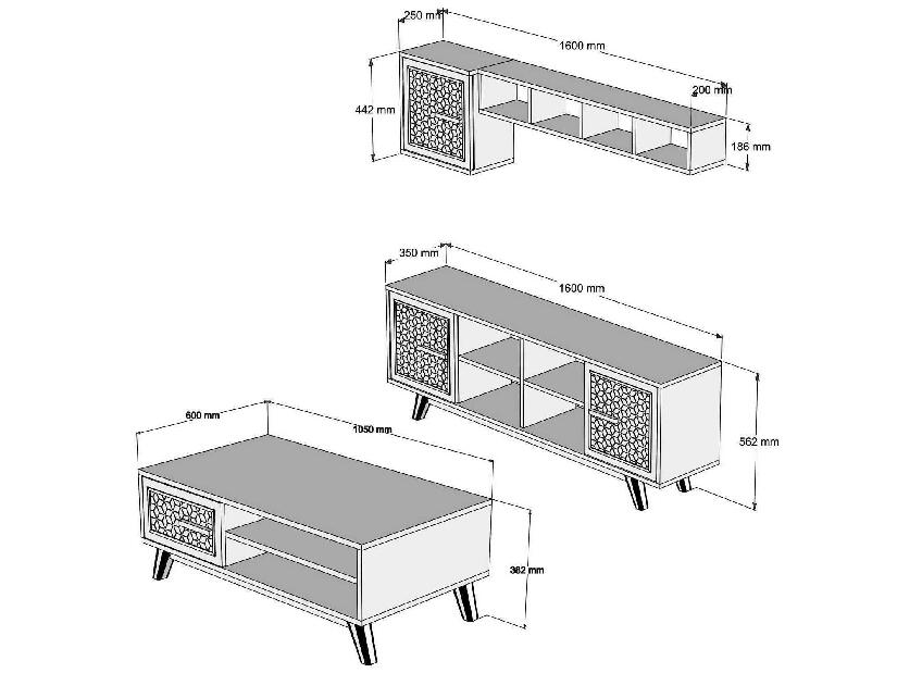 Mobilier living Aysha (Nuc)