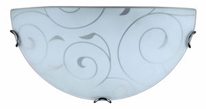 Iluminat de perete Harmony Lux 3851 (mânere crom + motiv alb)