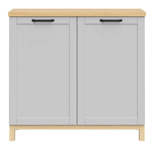 Komoda BRW Haga KOM2D (sivá)