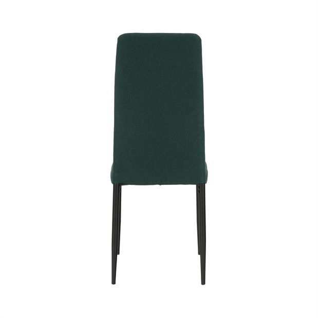 Scaun de sufragerie Collort nova (smaragd + negru)