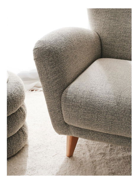 Fotelja Tedelezza (siva + orah)