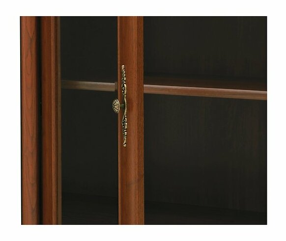 Vitrína BRW KENT EWIT 2D2S (Gaštan)