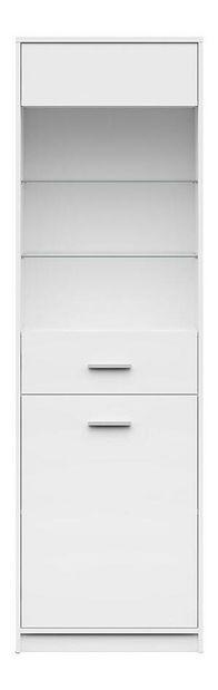 Vitrină Nepo Plus 23 (alb) 