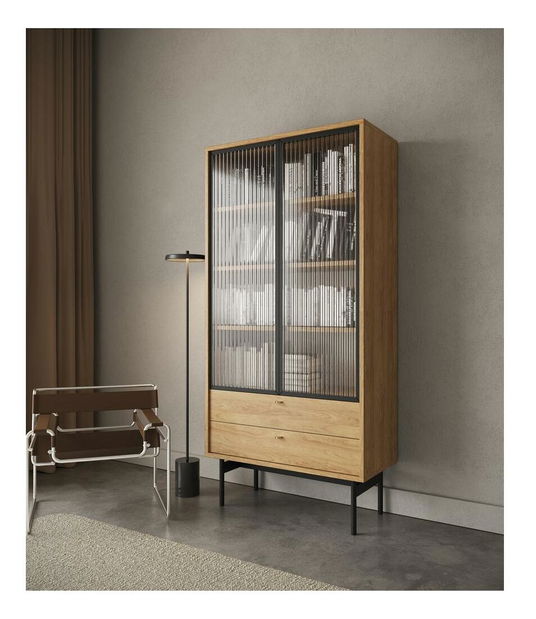 Vitrina Oscar O1 (prirodni hikor)